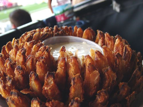 blooming onion from the san diego county fair