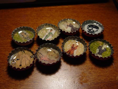 bottle cap magnets